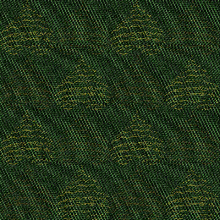 Round Machine Washable Transitional Deep Emerald Green Rug, wshpat1697grn
