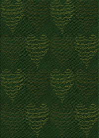 Machine Washable Transitional Deep Emerald Green Rug, wshpat1697grn