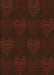 Machine Washable Transitional Red Brown Rug, wshpat1697org