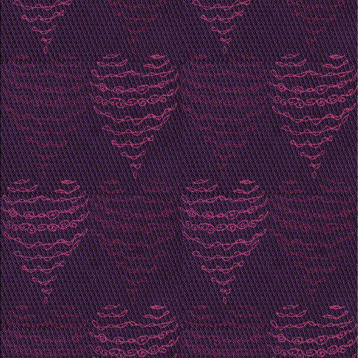 Machine Washable Transitional Dark Magenta Purple Rug, wshpat1697pur