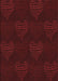 Machine Washable Transitional Black Brown Rug, wshpat1697rd