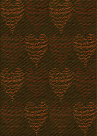 Machine Washable Transitional Dark Bronze Brown Rug, wshpat1697yw