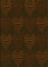 Machine Washable Transitional Dark Bronze Brown Rug, wshpat1697yw