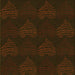 Round Machine Washable Transitional Dark Bronze Brown Rug, wshpat1697yw