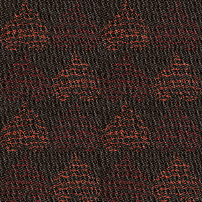 Sideview of Patterned Black Brown Abstract Machine Washable Rug, wshpat1697