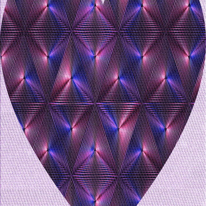 Machine Washable Transitional Purple Rug, wshpat1698pur