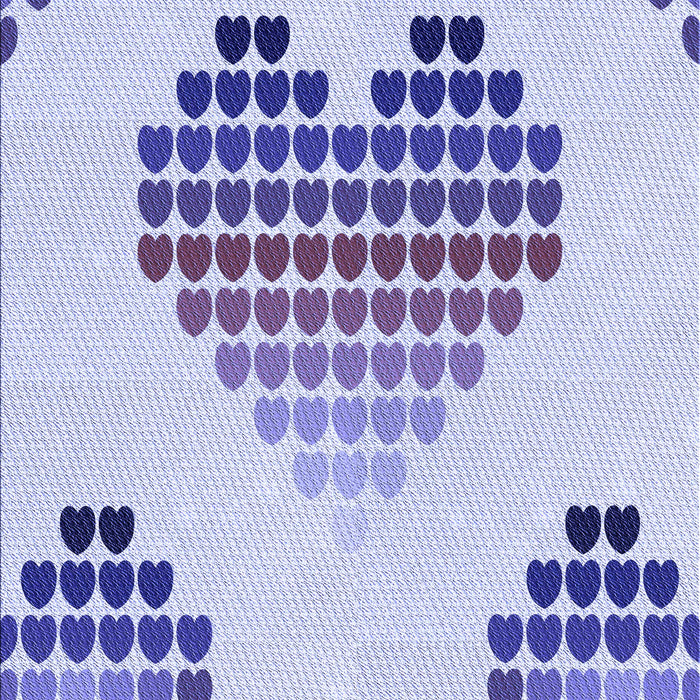 Patterned Blue Rug, pat1699blu