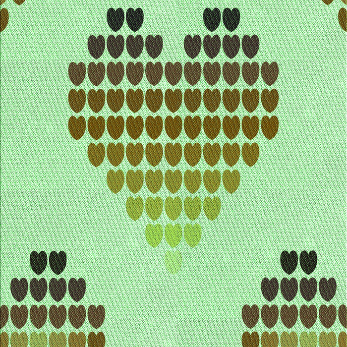 Patterned Light Green Rug, pat1699grn