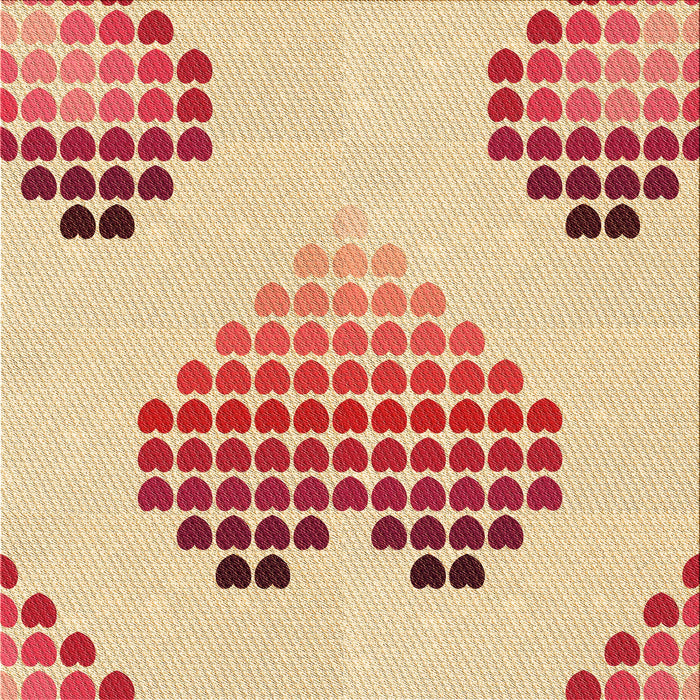 Round Machine Washable Transitional Khaki Gold Rug, wshpat1699org