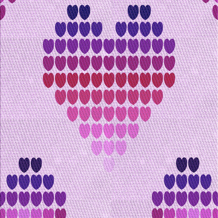 Patterned Blossom Pink Rug, pat1699pur