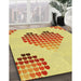 Machine Washable Transitional Orange Rug in a Family Room, wshpat1699yw