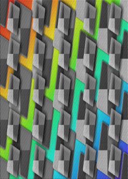 Patterned Dark Sea Green Novelty Rug, pat16