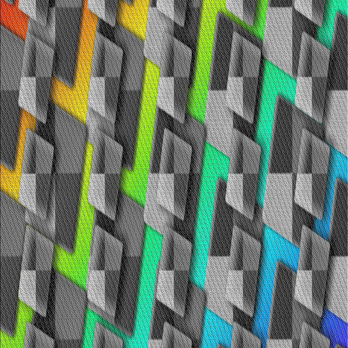 Patterned Dark Sea Green Novelty Rug, pat16