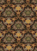 Patterned Light Brown Rug, pat17brn