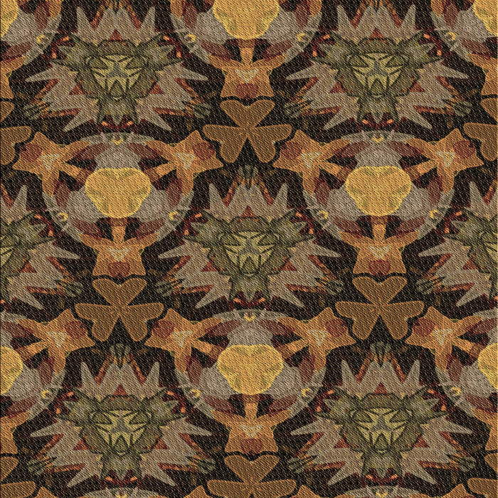 Patterned Light Brown Rug, pat17brn
