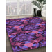 Machine Washable Transitional Dark Orchid Purple Rug in a Family Room, wshpat17pur