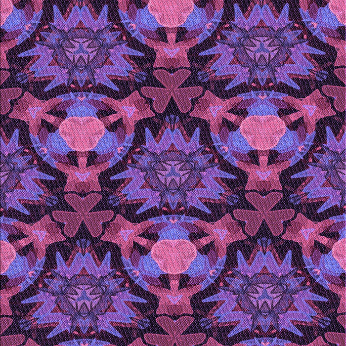 Machine Washable Transitional Dark Orchid Purple Rug, wshpat17pur