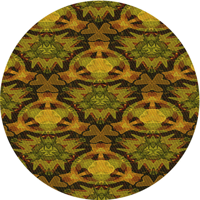 Square Patterned Red Rug, pat17yw