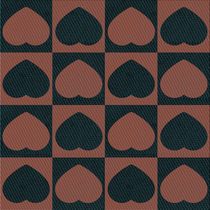 Round Patterned Red Rug, pat1701lblu