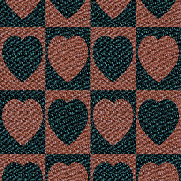 Patterned Red Rug, pat1701lblu