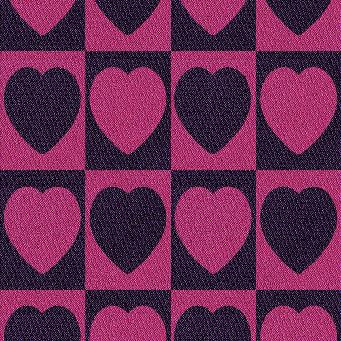 Machine Washable Transitional Deep Pink Rug, wshpat1701pur