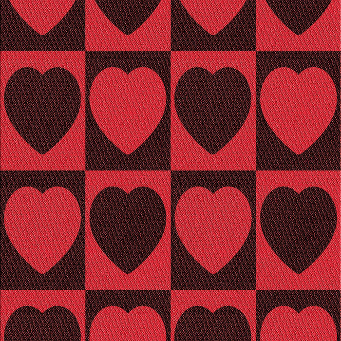 Patterned Red Rug, pat1701rd