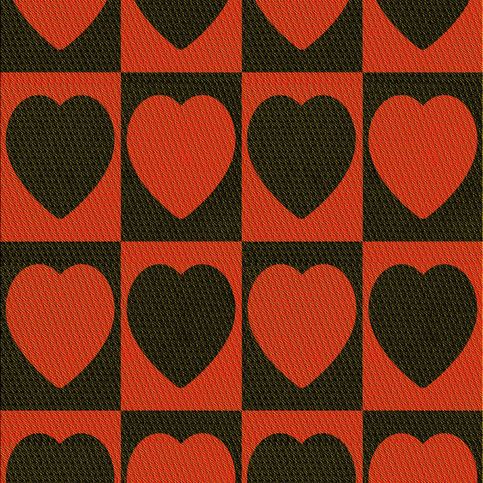 Patterned Red Brown Rug, pat1701yw