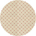 Square Patterned Moccasin Beige Rug, pat1702brn