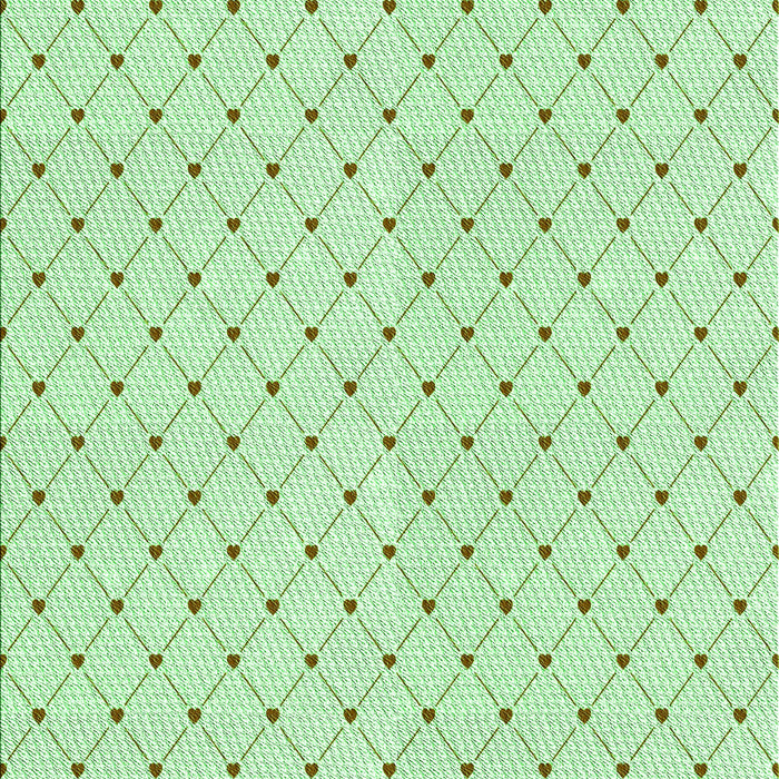 Patterned Mint Green Rug, pat1702grn