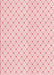 Patterned Pastel Red Pink Rug, pat1702rd
