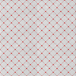 Sideview of Machine Washable Transitional White Smoke Rug, wshpat1702