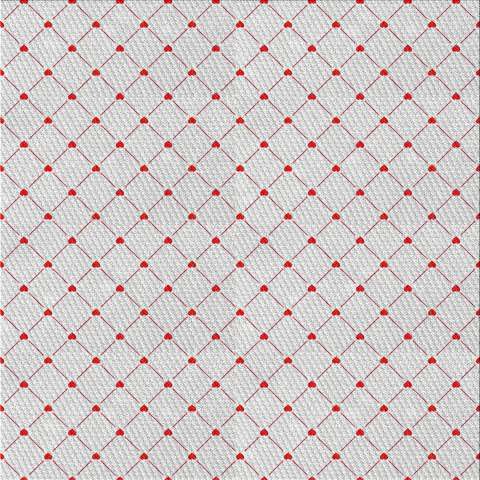 Square Patterned Off-White Novelty Rug, pat1702