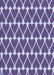 Patterned Purple Mimosa Purple Rug, pat1703blu