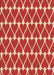 Patterned Red Rug, pat1703org