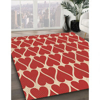 Patterned Red Rug, pat1703org