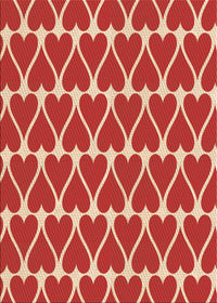 Machine Washable Transitional Red Rug, wshpat1703org