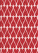 Patterned Pastel Red Pink Rug, pat1703rd