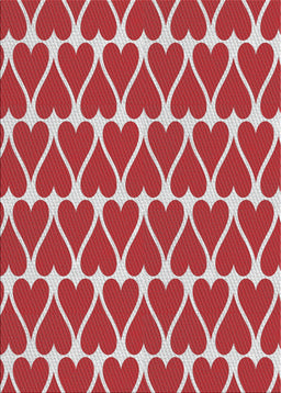 Patterned Pink Novelty Rug, pat1703