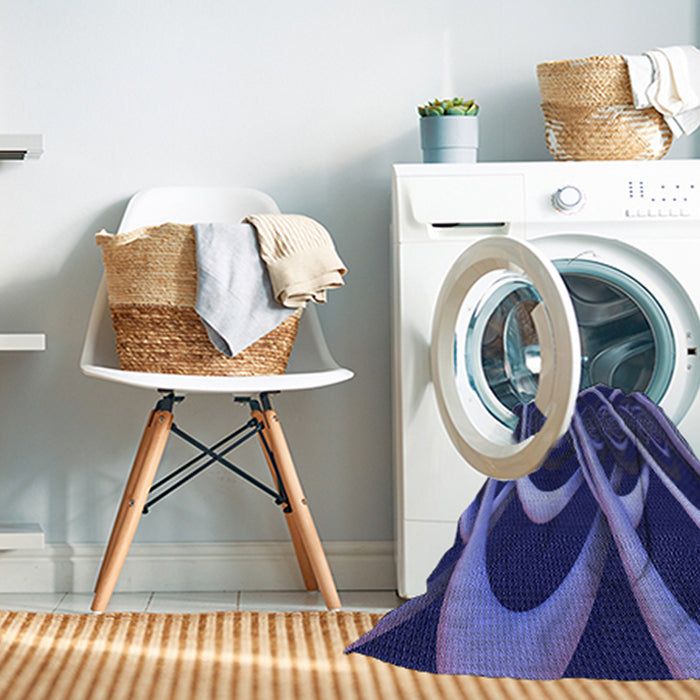 Machine Washable Transitional Medium Slate Blue Rug in a Washing Machine, wshpat1704blu