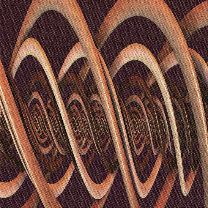 Round Patterned Dark Scarlet Red Rug, pat1704brn