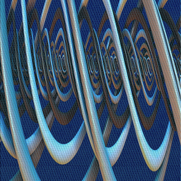 Machine Washable Transitional Silk Blue Rug, wshpat1704lblu