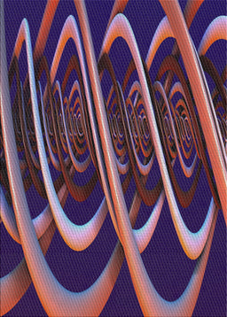 Machine Washable Transitional Dark Purple Rug, wshpat1704