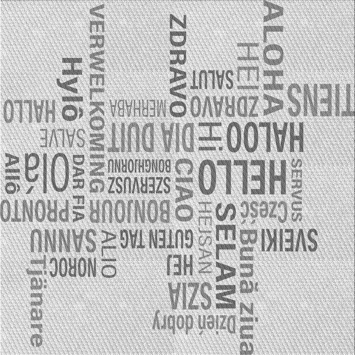 Round Patterned Platinum Gray Rug, pat1705gry