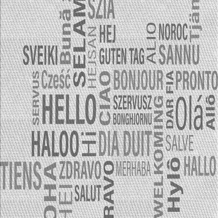 Patterned Platinum Gray Rug, pat1705gry