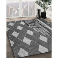 Patterned Gray Rug, pat1706gry