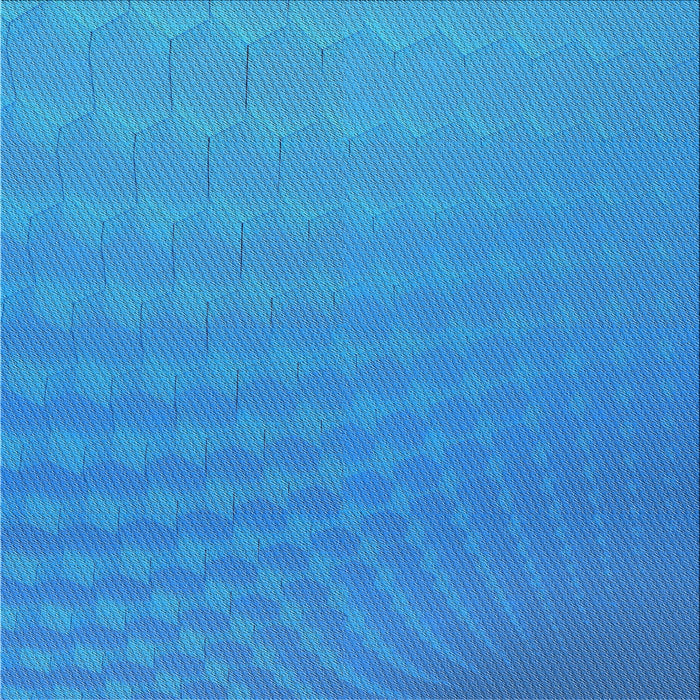 Sideview of Machine Washable Transitional Bright Turquoise Blue Rug, wshpat1707