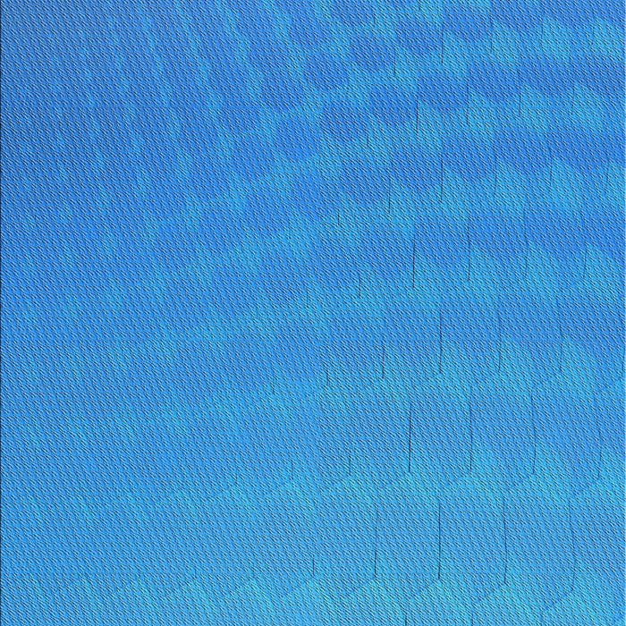 Patterned Bright Turquoise Blue Novelty Rug, pat1707