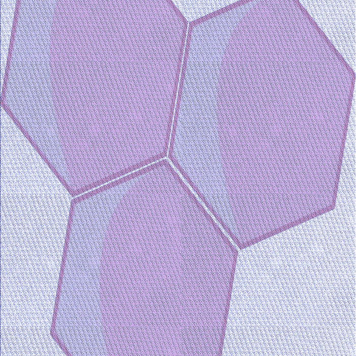 Patterned Purple Mimosa Purple Rug, pat1708blu