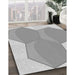 Machine Washable Transitional Gray Rug in a Family Room, wshpat1708gry