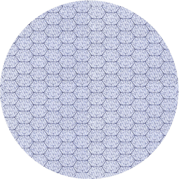 Square Machine Washable Transitional Lavender Blue Rug in a Living Room, wshpat1709blu